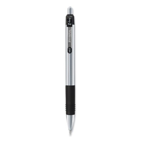 Workstationpro 1 mm Z-Grip Metal Retractable Ballpoint Pen, 12PK WO3757008